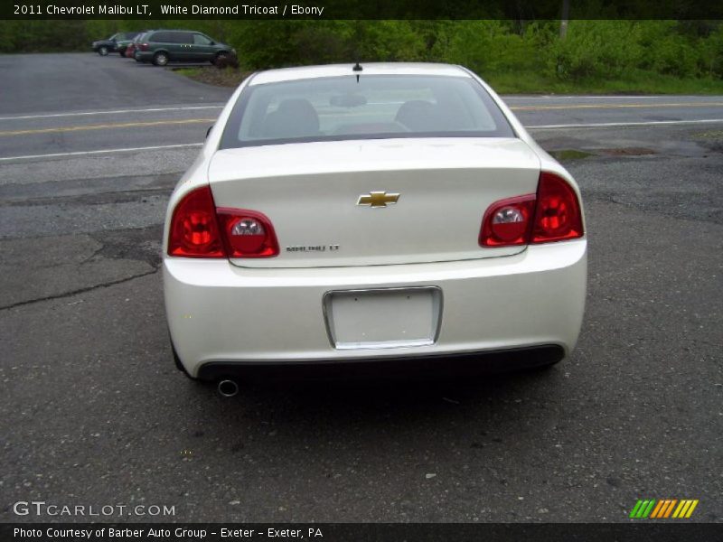 White Diamond Tricoat / Ebony 2011 Chevrolet Malibu LT