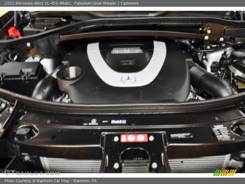 Palladium Silver Metallic / Cashmere 2011 Mercedes-Benz GL 450 4Matic