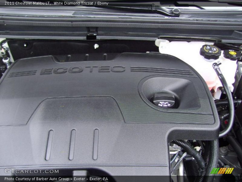 White Diamond Tricoat / Ebony 2011 Chevrolet Malibu LT