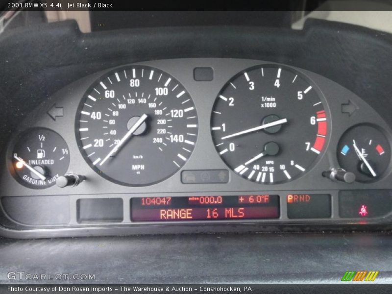 Jet Black / Black 2001 BMW X5 4.4i