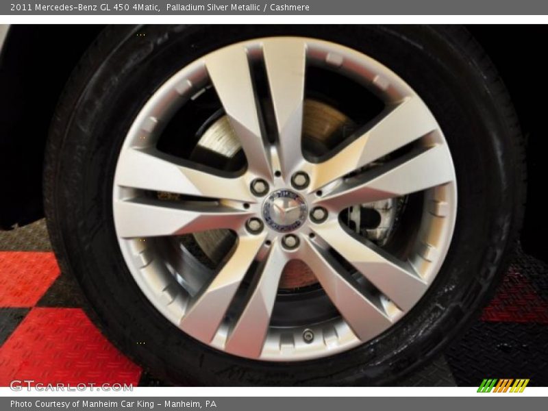 Palladium Silver Metallic / Cashmere 2011 Mercedes-Benz GL 450 4Matic