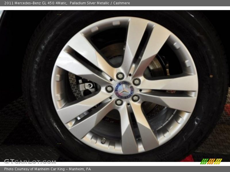 Palladium Silver Metallic / Cashmere 2011 Mercedes-Benz GL 450 4Matic