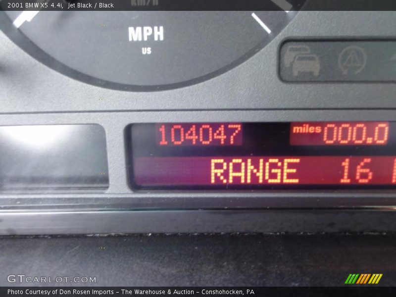 Jet Black / Black 2001 BMW X5 4.4i