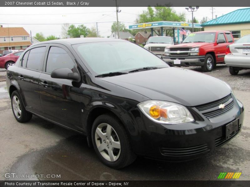 Black / Gray 2007 Chevrolet Cobalt LS Sedan