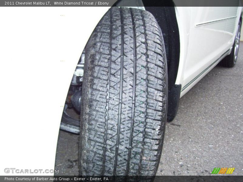 White Diamond Tricoat / Ebony 2011 Chevrolet Malibu LT
