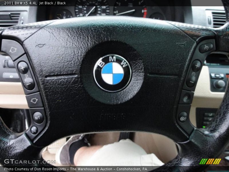 Jet Black / Black 2001 BMW X5 4.4i