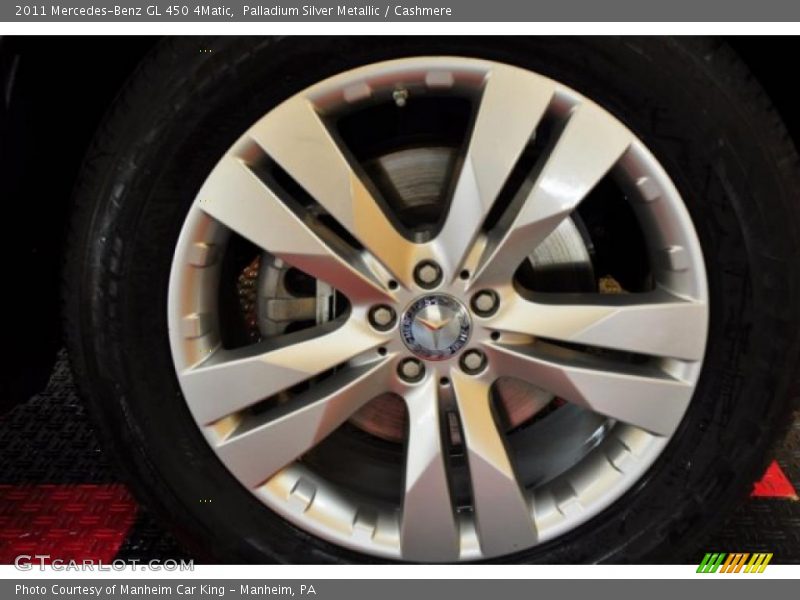 Palladium Silver Metallic / Cashmere 2011 Mercedes-Benz GL 450 4Matic