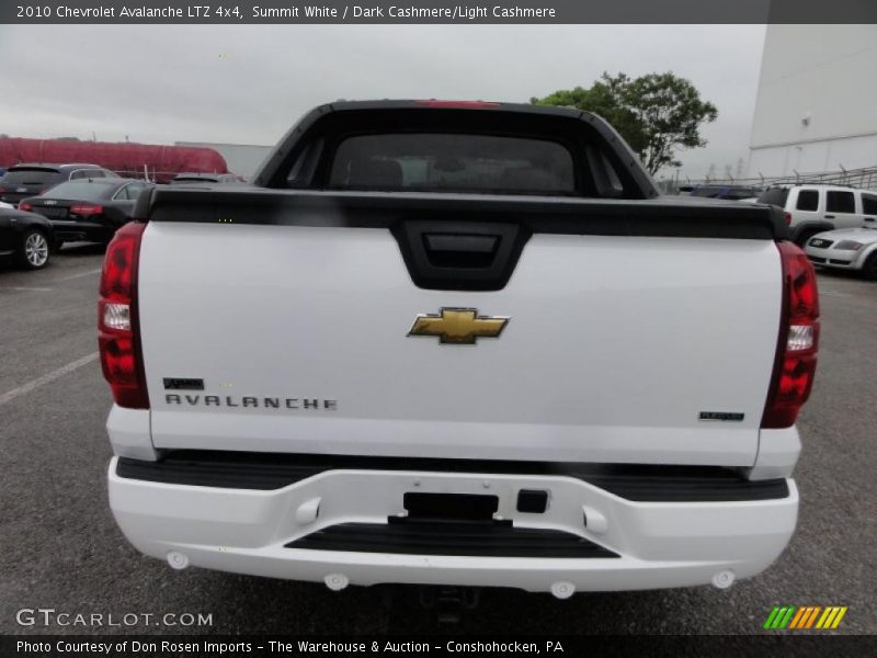 Summit White / Dark Cashmere/Light Cashmere 2010 Chevrolet Avalanche LTZ 4x4