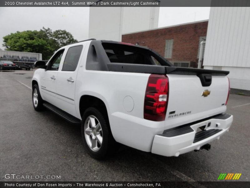 Summit White / Dark Cashmere/Light Cashmere 2010 Chevrolet Avalanche LTZ 4x4