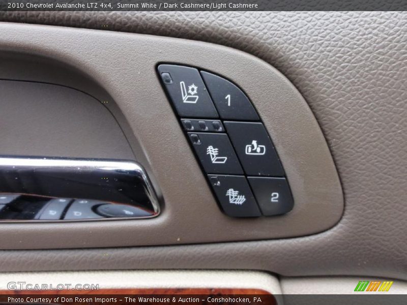 Summit White / Dark Cashmere/Light Cashmere 2010 Chevrolet Avalanche LTZ 4x4