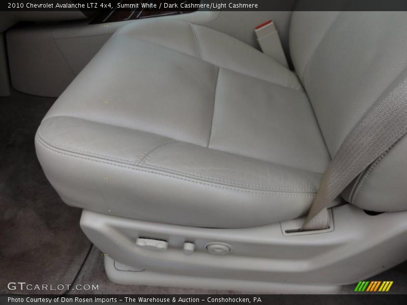 Summit White / Dark Cashmere/Light Cashmere 2010 Chevrolet Avalanche LTZ 4x4