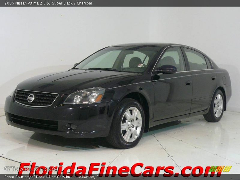 Super Black / Charcoal 2006 Nissan Altima 2.5 S