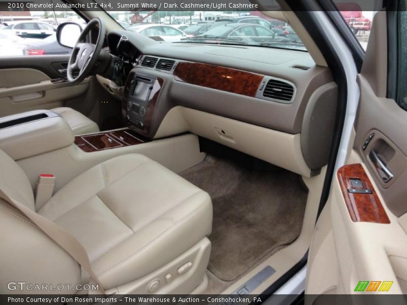 Summit White / Dark Cashmere/Light Cashmere 2010 Chevrolet Avalanche LTZ 4x4