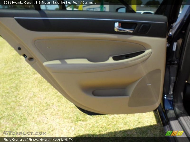 Sapphire Blue Pearl / Cashmere 2011 Hyundai Genesis 3.8 Sedan