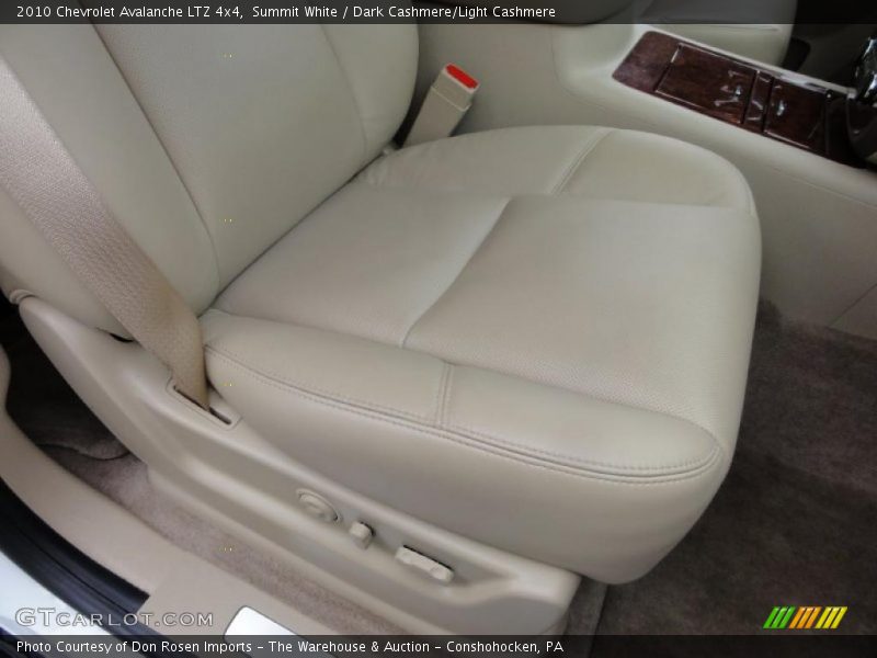 Summit White / Dark Cashmere/Light Cashmere 2010 Chevrolet Avalanche LTZ 4x4
