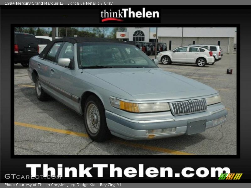 Light Blue Metallic / Gray 1994 Mercury Grand Marquis LS