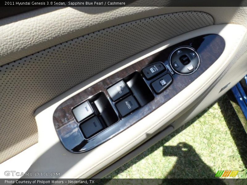 Sapphire Blue Pearl / Cashmere 2011 Hyundai Genesis 3.8 Sedan
