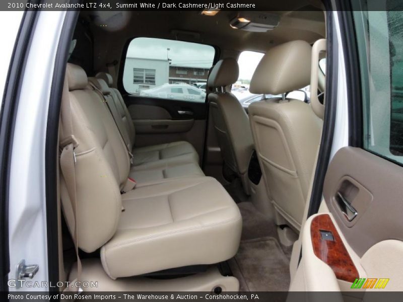 Summit White / Dark Cashmere/Light Cashmere 2010 Chevrolet Avalanche LTZ 4x4