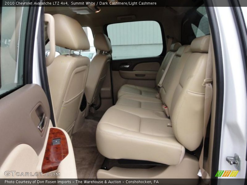 Summit White / Dark Cashmere/Light Cashmere 2010 Chevrolet Avalanche LTZ 4x4