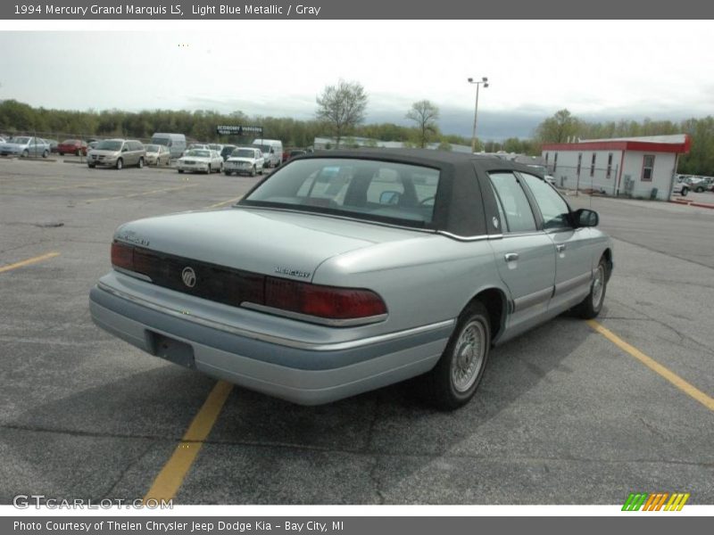 Light Blue Metallic / Gray 1994 Mercury Grand Marquis LS
