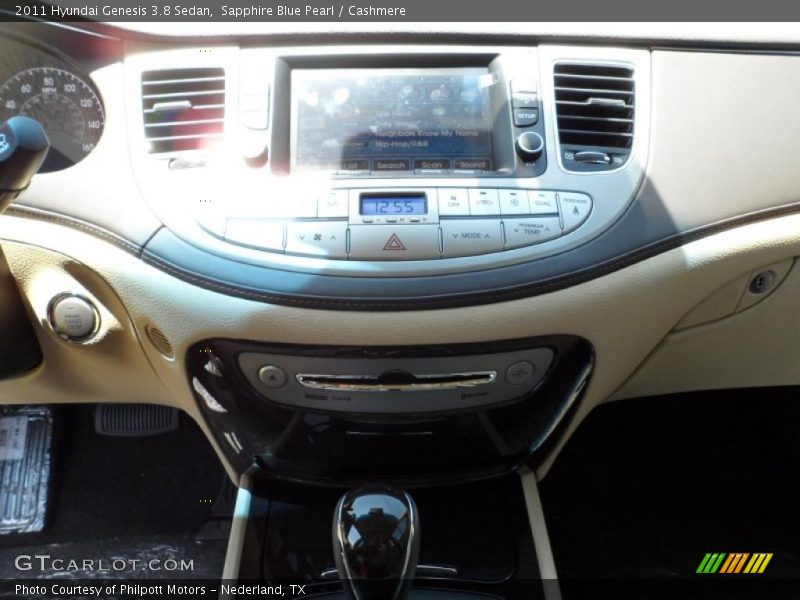 Sapphire Blue Pearl / Cashmere 2011 Hyundai Genesis 3.8 Sedan