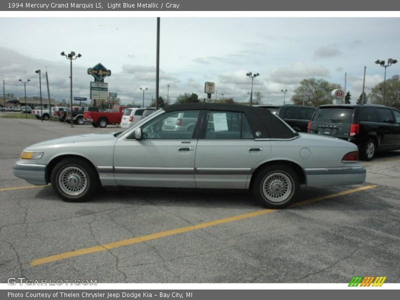 Light Blue Metallic / Gray 1994 Mercury Grand Marquis LS