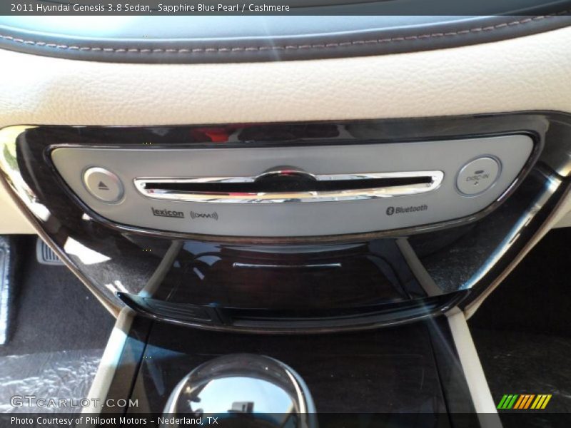Sapphire Blue Pearl / Cashmere 2011 Hyundai Genesis 3.8 Sedan