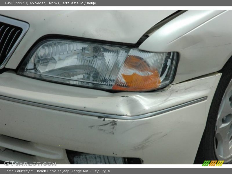 Ivory Quartz Metallic / Beige 1998 Infiniti Q 45 Sedan