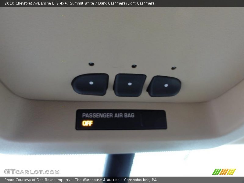 Summit White / Dark Cashmere/Light Cashmere 2010 Chevrolet Avalanche LTZ 4x4