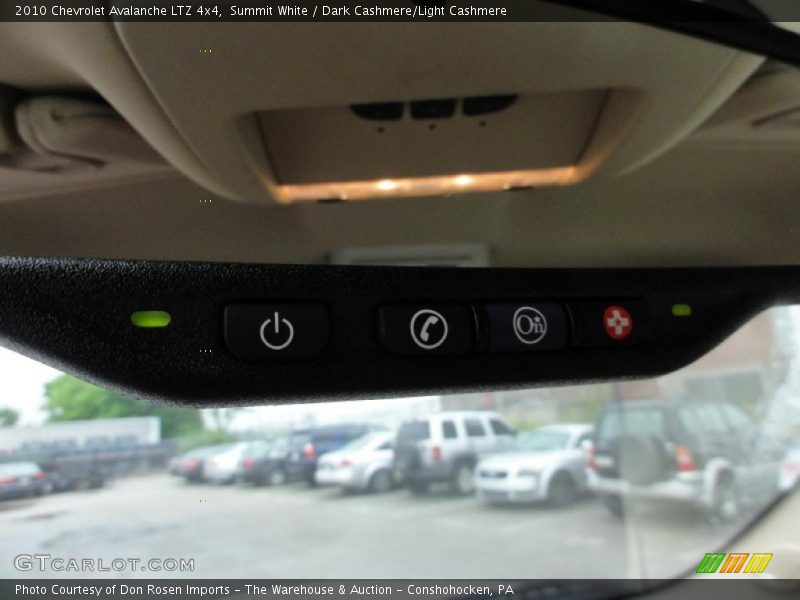 Summit White / Dark Cashmere/Light Cashmere 2010 Chevrolet Avalanche LTZ 4x4