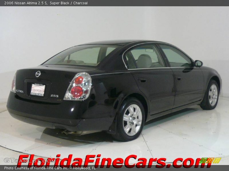 Super Black / Charcoal 2006 Nissan Altima 2.5 S