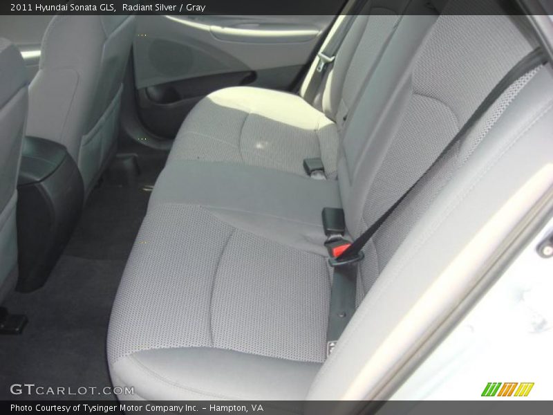 Radiant Silver / Gray 2011 Hyundai Sonata GLS