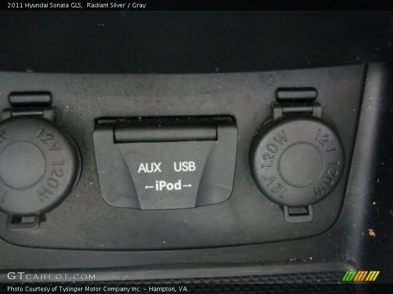 Radiant Silver / Gray 2011 Hyundai Sonata GLS