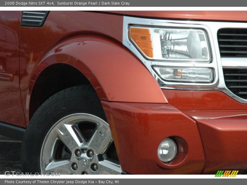 Sunburst Orange Pearl / Dark Slate Gray 2008 Dodge Nitro SXT 4x4