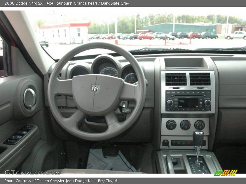 Sunburst Orange Pearl / Dark Slate Gray 2008 Dodge Nitro SXT 4x4