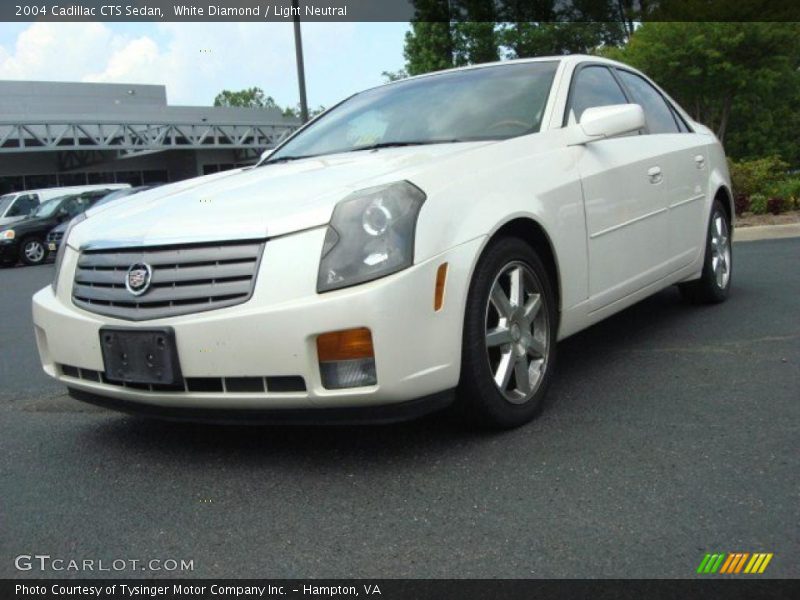 White Diamond / Light Neutral 2004 Cadillac CTS Sedan