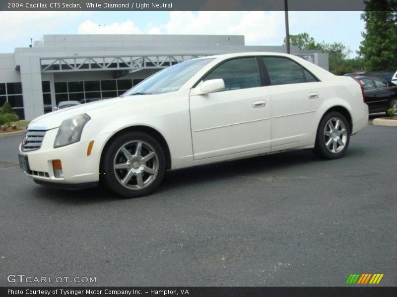 White Diamond / Light Neutral 2004 Cadillac CTS Sedan
