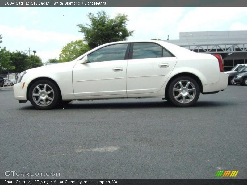 White Diamond / Light Neutral 2004 Cadillac CTS Sedan