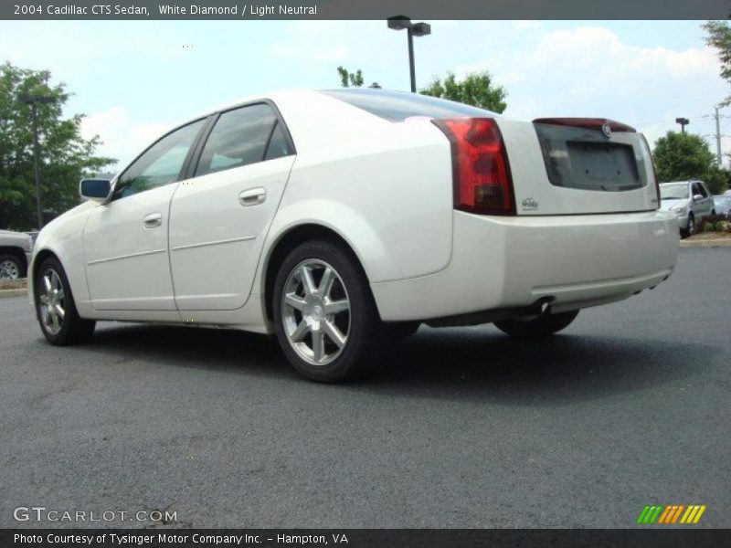 White Diamond / Light Neutral 2004 Cadillac CTS Sedan