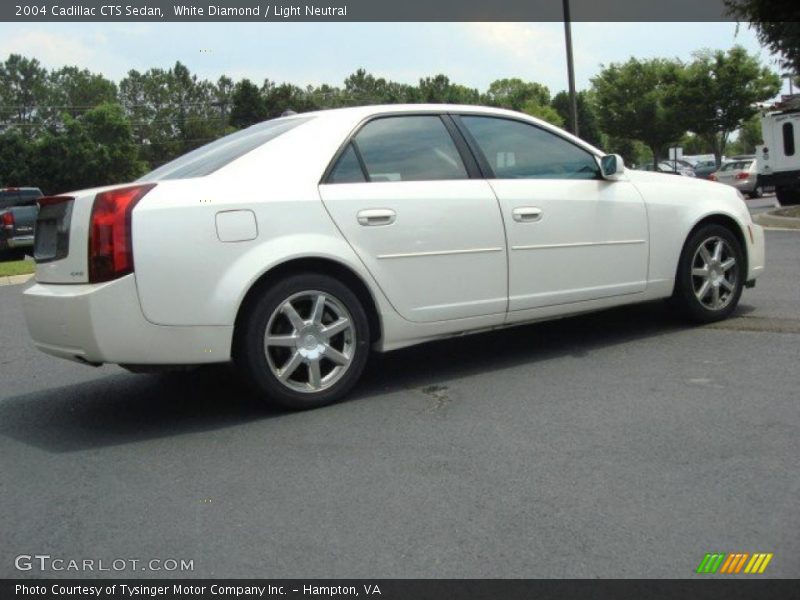 White Diamond / Light Neutral 2004 Cadillac CTS Sedan