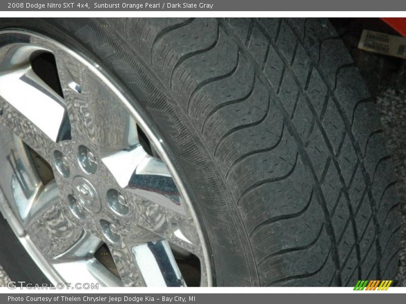 Sunburst Orange Pearl / Dark Slate Gray 2008 Dodge Nitro SXT 4x4