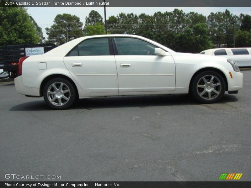 White Diamond / Light Neutral 2004 Cadillac CTS Sedan