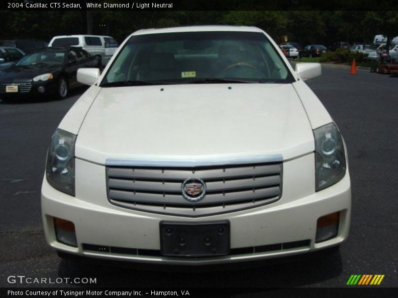 White Diamond / Light Neutral 2004 Cadillac CTS Sedan