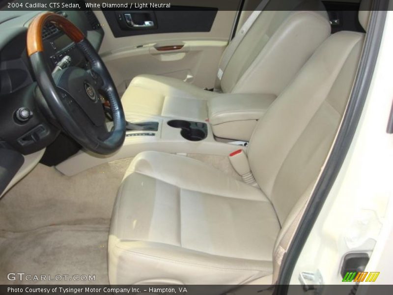 White Diamond / Light Neutral 2004 Cadillac CTS Sedan