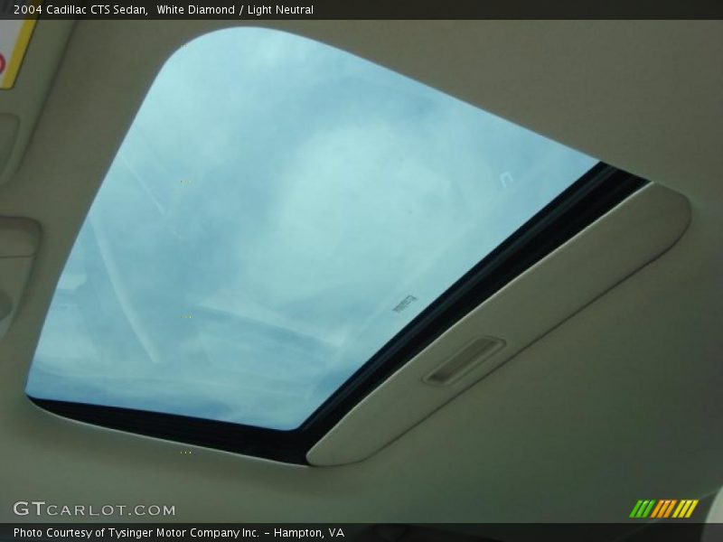 White Diamond / Light Neutral 2004 Cadillac CTS Sedan