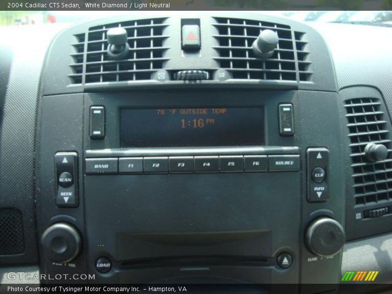 White Diamond / Light Neutral 2004 Cadillac CTS Sedan