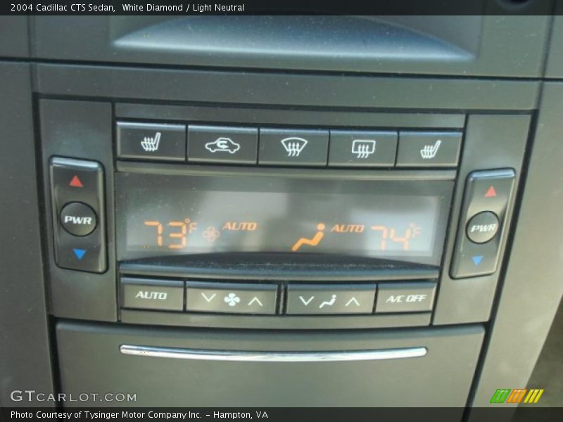 White Diamond / Light Neutral 2004 Cadillac CTS Sedan