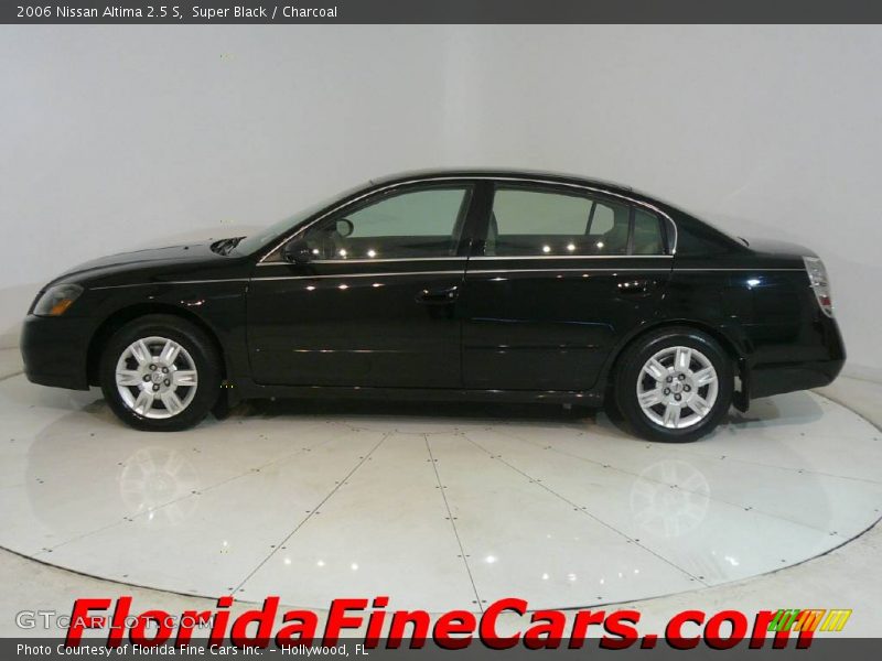 Super Black / Charcoal 2006 Nissan Altima 2.5 S