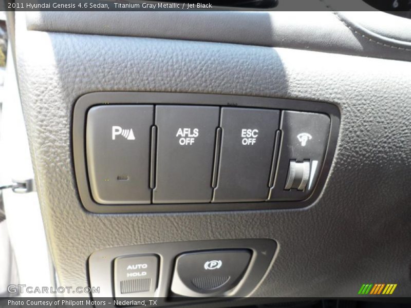 Titanium Gray Metallic / Jet Black 2011 Hyundai Genesis 4.6 Sedan