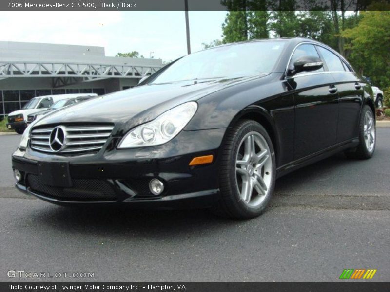Black / Black 2006 Mercedes-Benz CLS 500